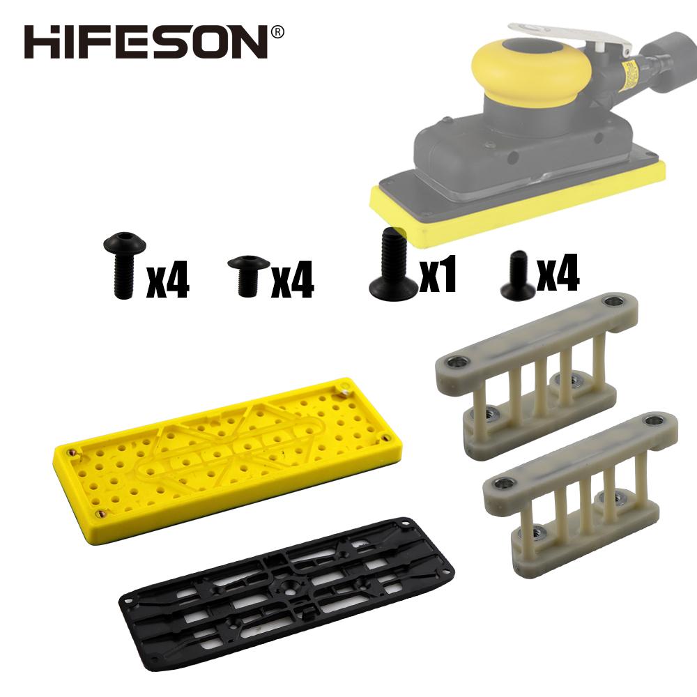 Rectangular Pneumatic Dry Sander Car Paint Putty Sander 70*198mm Sandpaper Machine Suitable For Automobile