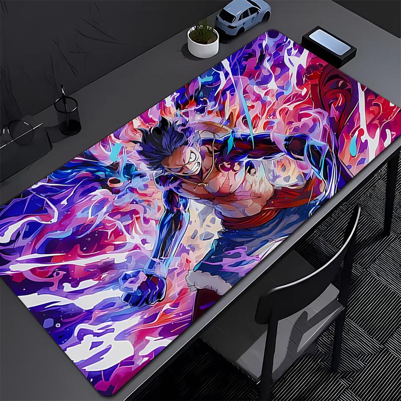 Hot Anime Mouse Pad One Piece Luffy Gamer Gaming Accessories Varmilo Keyboard Pad Pc Computer Rubber Desk Mat Carpet Mousepad