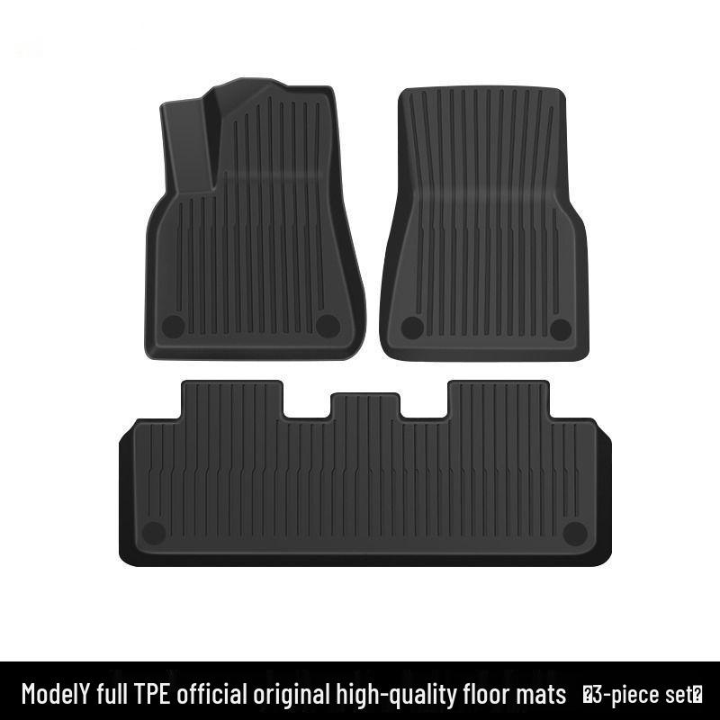 New Tesla Model 3Y Full Coverage TPE Floor Mats for Car Modification