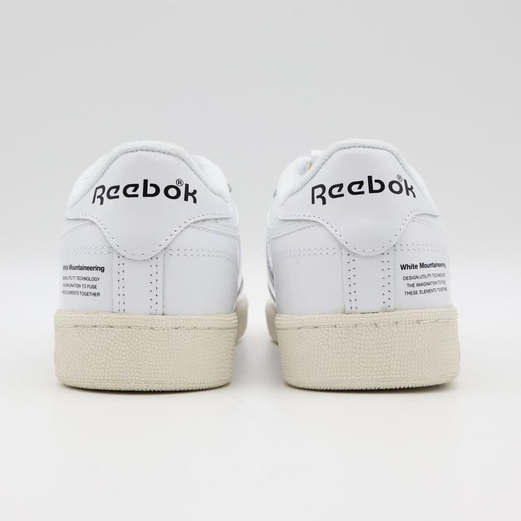 100218232 White Mountaineering Reebok Club C 85 White Chalk Black (Men's)