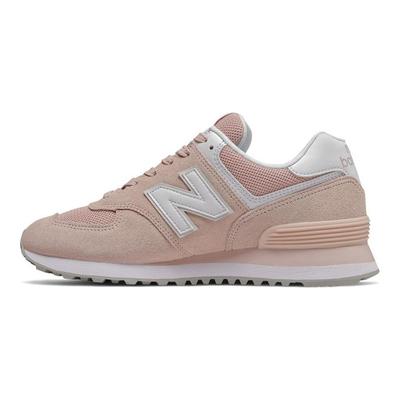 574 Series Pink White B Wide Women's WL574OAB