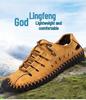 Men's Plus Size Casual Breathable Summer Sandals - Soft Sole Perforated Design