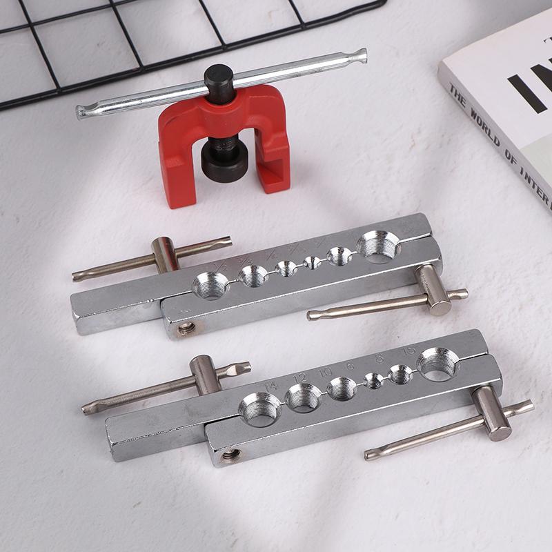 Tube Cutter Flaring Tool Kit Tube Expander Expansion Mouthparts Pipe Cutter Reamer Device For Copper Tube Flaring Tools 6-15Mm