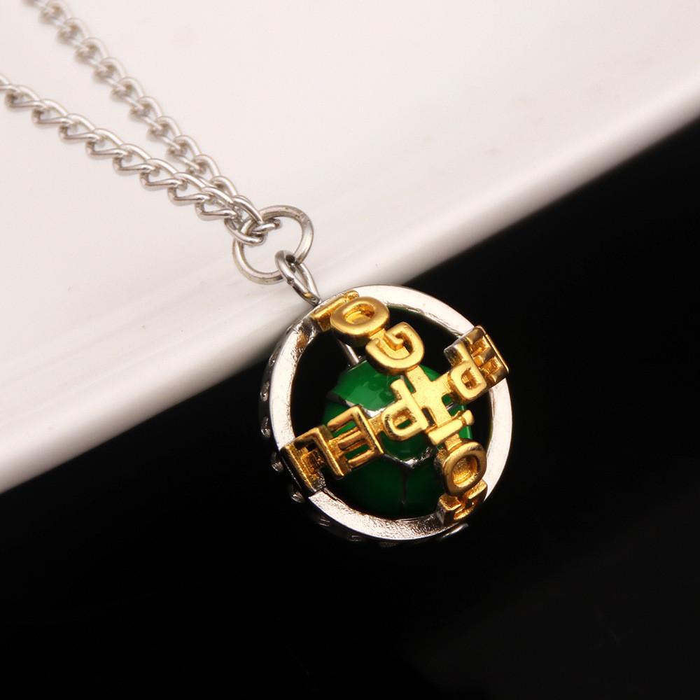 Zeppeli Julius Caesar Rotating Iron Ball Pendant Necklace For Cosplay Daily Wear