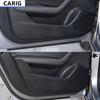 For PEUGEOT 508 19-22 Door Anti-kick Sticker Modified Carbon Fiber Pattern Interior Car Film Accessories Modification