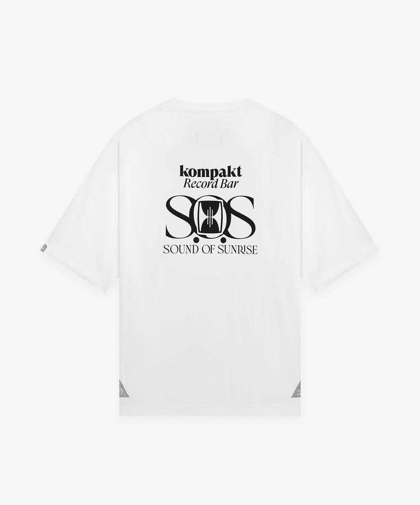 Saundeuobeuseonlaijeu Compact S.O.S Logo Tee White