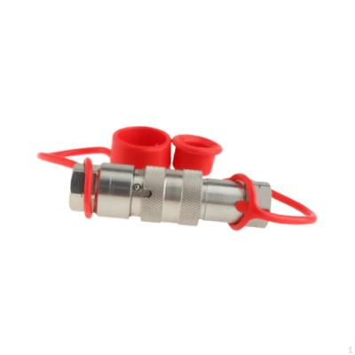 Schnellkupplung für Hydraulikkupplungen mit flacher Fläche ersetzt Hochleistungskupplungen mit Staubkappe