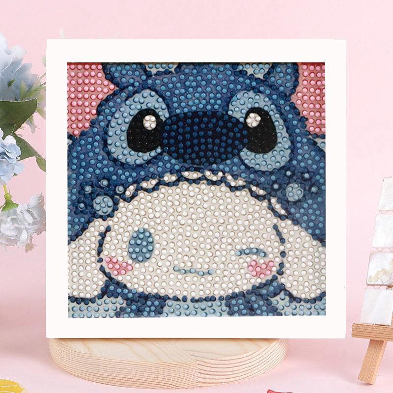 Sanrio Children's Diamond Painting with Frame Stickers - DIY Handmade Gift Set