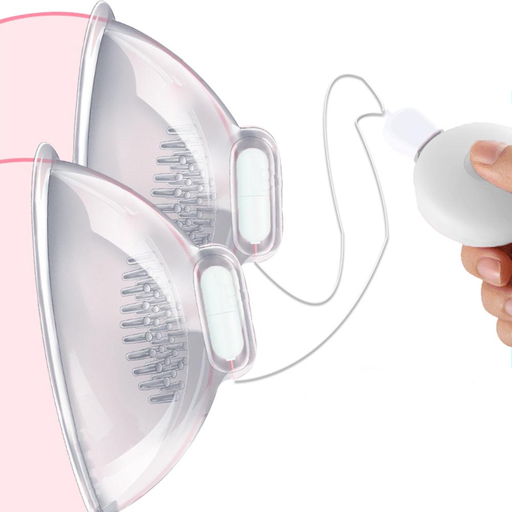 Nipple Sucker Breast Licking Vibrator Remote Control Breast Pump Enlargement Massager Oral Chest Stimulator Sex Toys for Women