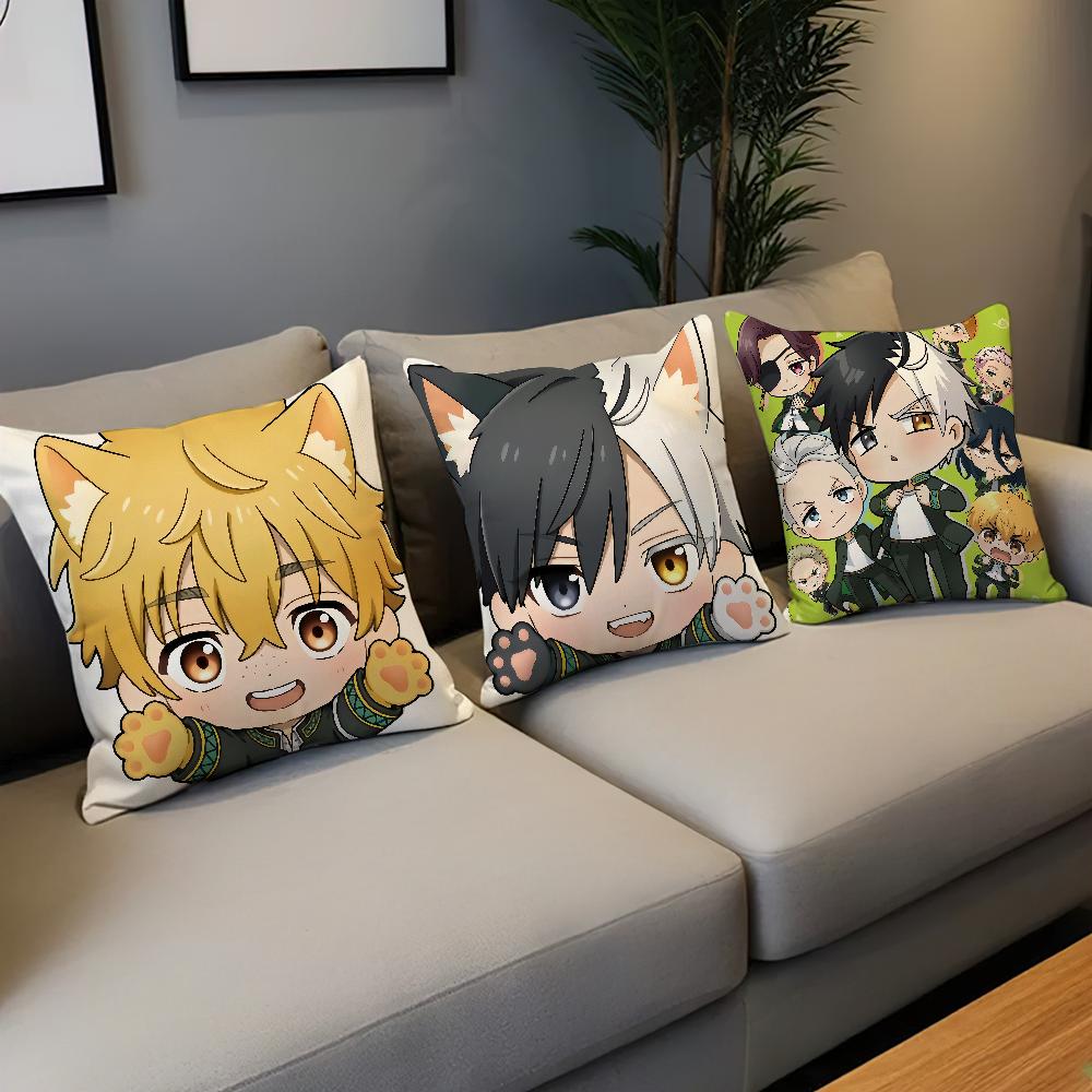 anime WIND B-BREAKER chibi S-Sakura Haruka Comfortable soft Pillow Case for Sofa Living Room Home office Decor Protective Covers
