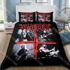 Fashion Slayer Heavy Metal Band Music Bedding Set Single Twin Full Queen King Size Bed Set Kids Bedroom Duvetcover Set