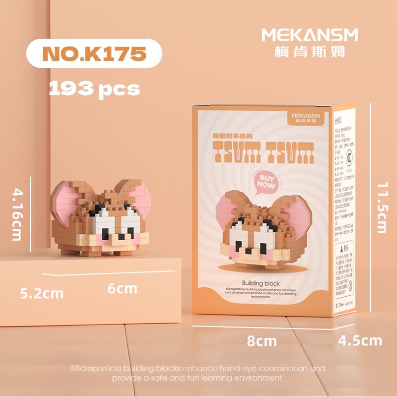 Disney Sanrio Mini Building Blocks Anime Figure Diamond Bricks Mickey Minnie Donald Duck Hello Kitty DIY Toys Festival Gifts