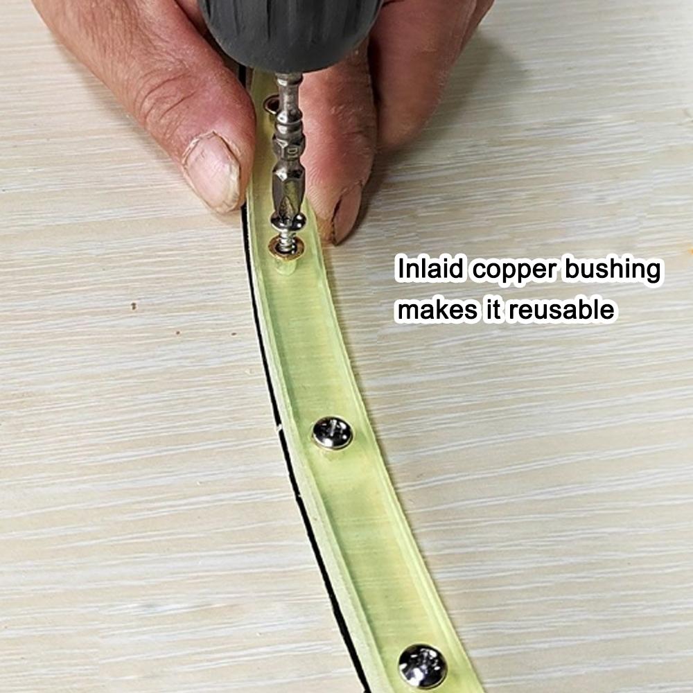 Bande de Profilage Pratique 1m Gabarit de Courbe Flexible Réglable Fixe Gabarit de Contour de Forme Complexe Guide Utilité gray