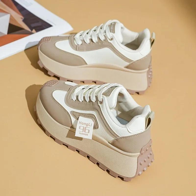 Women's Spring  New Casual Shoes Petite Cute Sports Shoes With Increased Height Sneakers For Adults From China Mainland