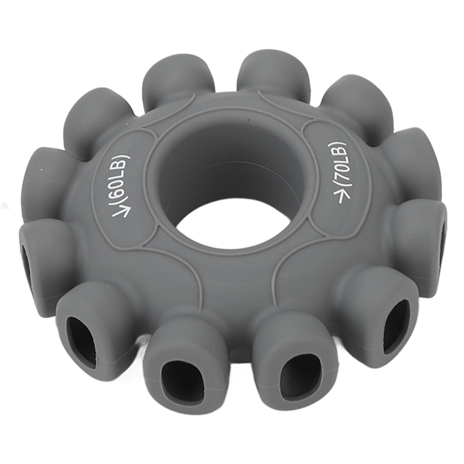 

Grip Circle Trainer Silicone Flexible Suction Exercise Ring Grip Strengthener for Decompression серый