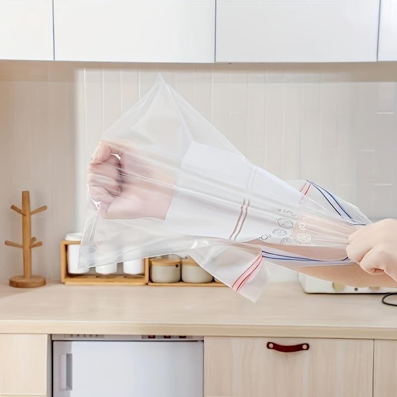 15/20/30pcs Heavy-Duty Leakproof & Self-Sealing Food Storage Bags Vegetables, Meat, Snacks - Freshness Preservation Reusable Food Storage Bags