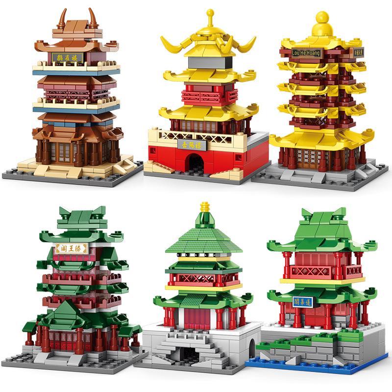 

Famous Buildings Small Block Set: Compatible with Lego, Combine as National Style Architecture for Kids