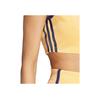 Adidas Originals Embroidered Logo Contrast Crop Top Women Tops Yellow JH0621