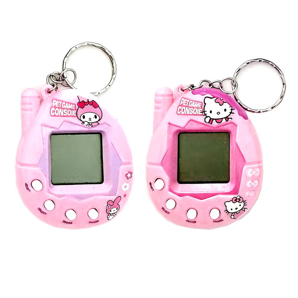Sanrio  Virtual Pet Mini Game Console Kuromi Original Cartoon Toys  Keychains Toys Birthday Gifts