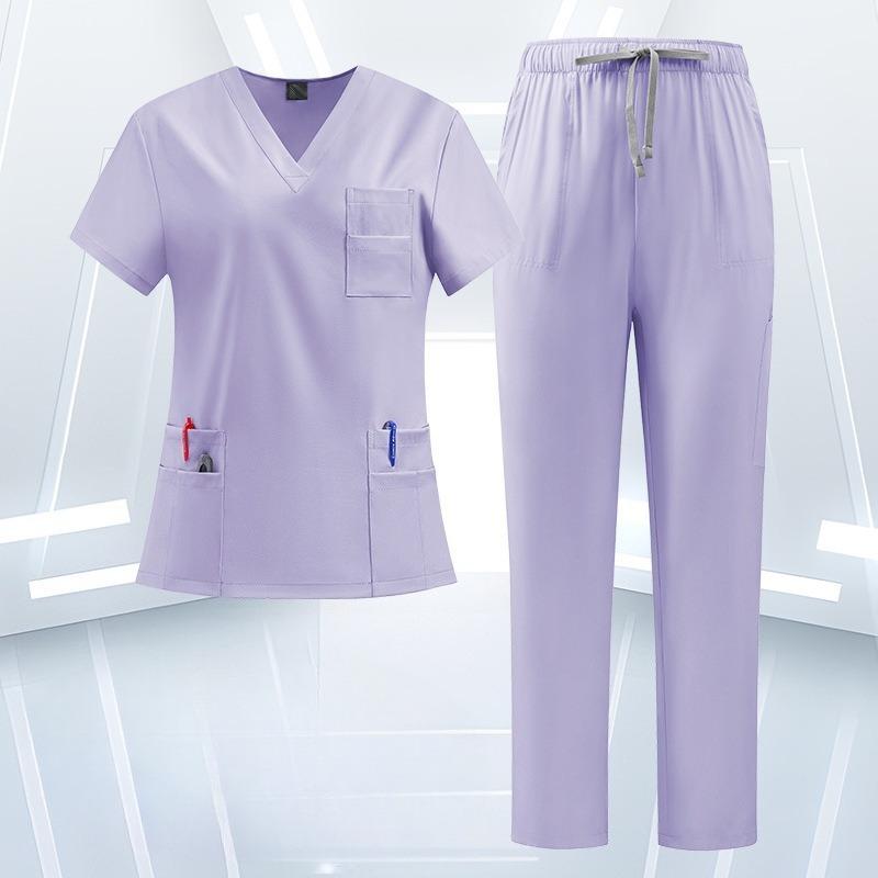 Hand-washing Clothes Women, Quick-drying Short-sleeved Surgical Gowns, Oral Nurses, Doctors, Overalls, Pet Hospital Overalls