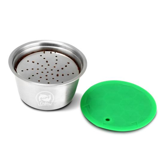 Stainless Steel Reusable Coffee Capsule Filter Cup for Dolce Nespresso Machine