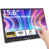 Showscren Mobile Monitor Inch Touch Panel Monitor FHD 1920x1080 Brightness IPS LCD Panel Mobile Display Switch Compatible Speaker PC PS5 XBOX