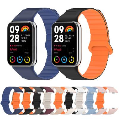 Magnetisches Schleifenband für Xiaomi Mi Band 8 Pro Armband Silikon Ersatzarmband für Mi Band 8 Pro Smart Watch Band Correa