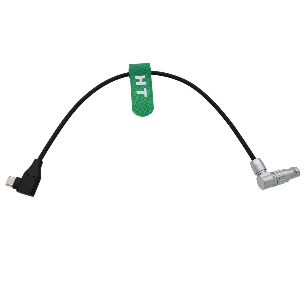 HangTon Power Cable for DJI RS RS 3 and RS Video Transmission Master USB to Female with Adjustable Rotation 30cm 4, Pro, 2, Wheel, Type-C 6-Pin 4+2