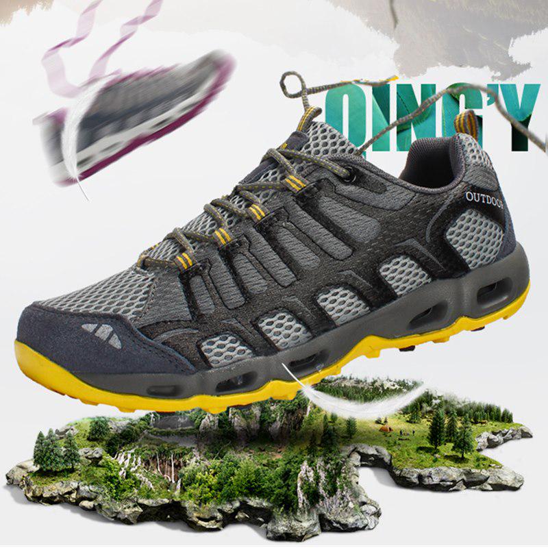 Unisexs Breathable Waterproof Trekking Shoes Tactical Sport Quick-Drying Outdoor Camping Hiking Shoes Upstream Mens Sneakers