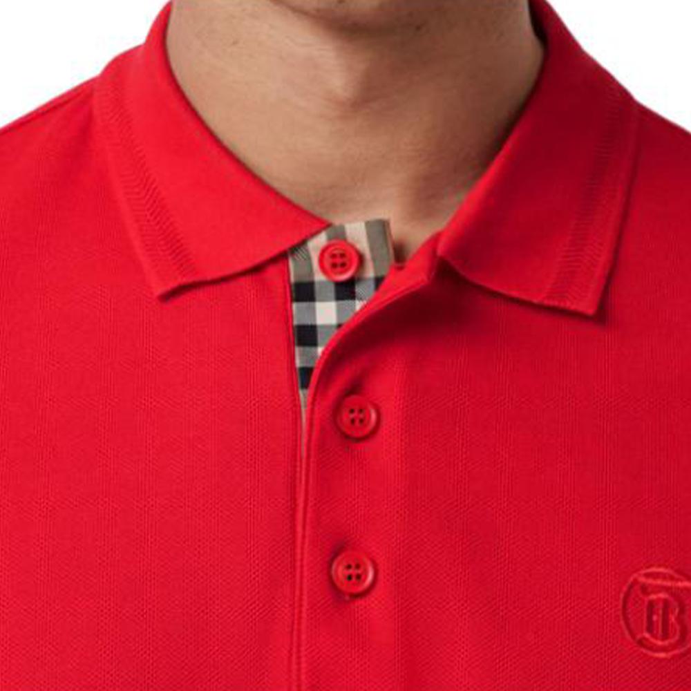 Burberry SS22 Polo Shirt Men's Red 80552251