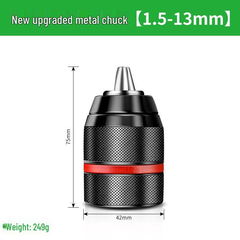 

Upgraded Metal Chuck Drill Adapter (1.5-13mm)