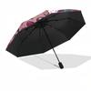 1 Stück Make-up Beauty Schirm - 8 Speichen verstärkt, Automatisches Öffnen, Leicht & Langlebig, Modeaccessoire für Draußen, Strand L0409
