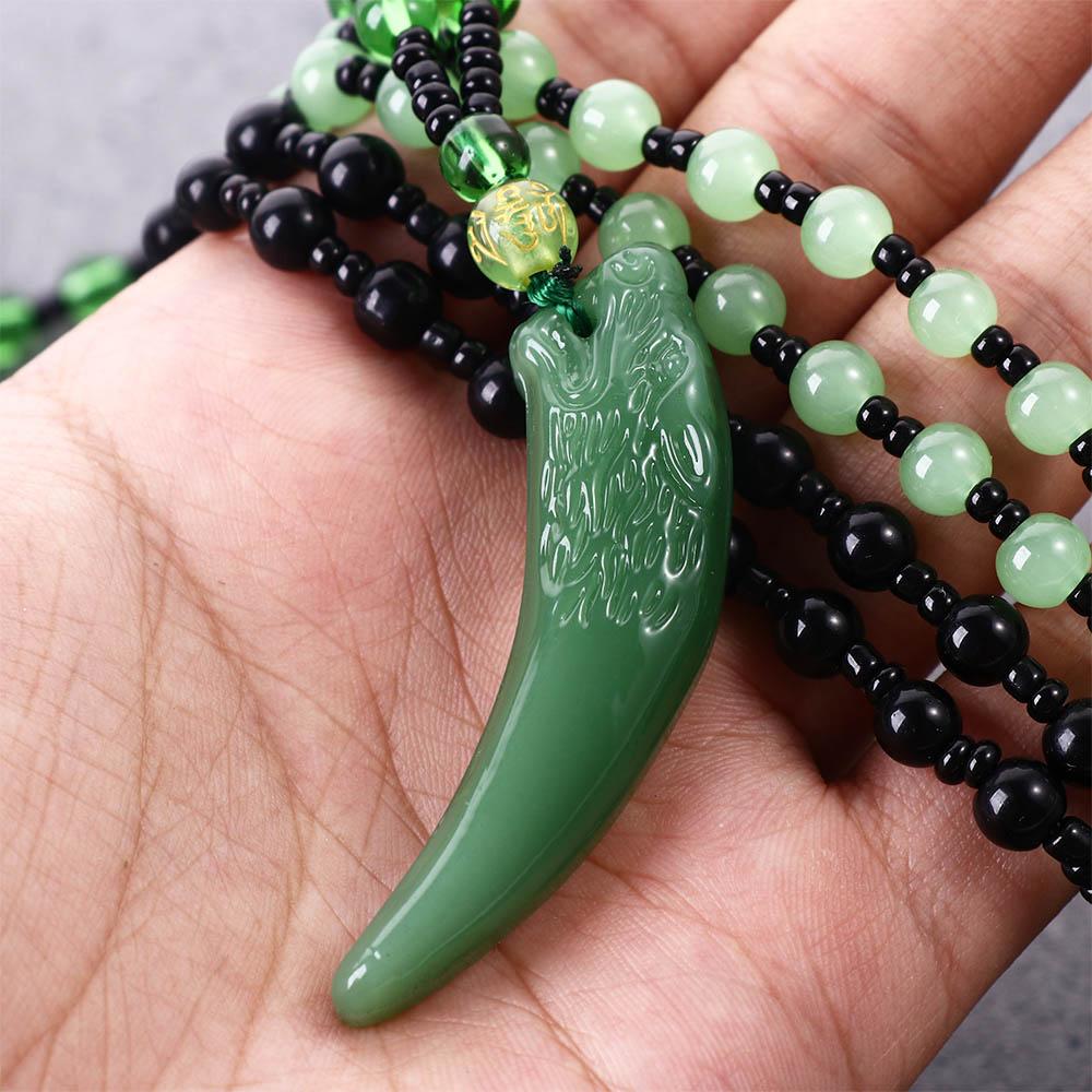 Niche Design Small Bead Girl Necklace Chinese Style Necklace Men Necklace Fashion Jewelry