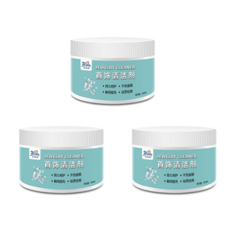 1/2/3Pcs Silver Cleaner Liquid 200G Jewelry Cleaner For Gold Panlinis Ng Silver Gold Cleaner For Rings Earrings Watch Diamond