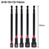 150mm Length Magnetic Long Nut Drivers Set of 5 for Various DIY Tasks