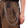 European & American Punk Fishbone Spikes Cross Waist Chain Pants Accessory