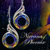 Boucles d'oreilles Phénix en Cristal Coloré Élégantes Boucles d'oreilles pendantes pour Fête de Mariage pour Femmes Bijoux Mode Cadeau