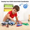WYSWYG 1200 pieces mainstream brand blocks fully compatible classic building toy basic 10 colors 14 shapes suitable ages 6 up