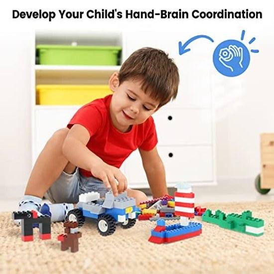 WYSWYG 1200 pieces mainstream brand blocks fully compatible classic building toy basic 10 colors 14 shapes suitable ages 6 up