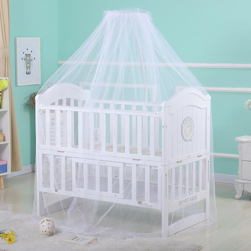 Universal Crib Mosquito Net Encrypted Mesh Hole Baby Mosquito Net Dome Bedroom Curtain Net Newborn Infants Canopy Repellent Tent