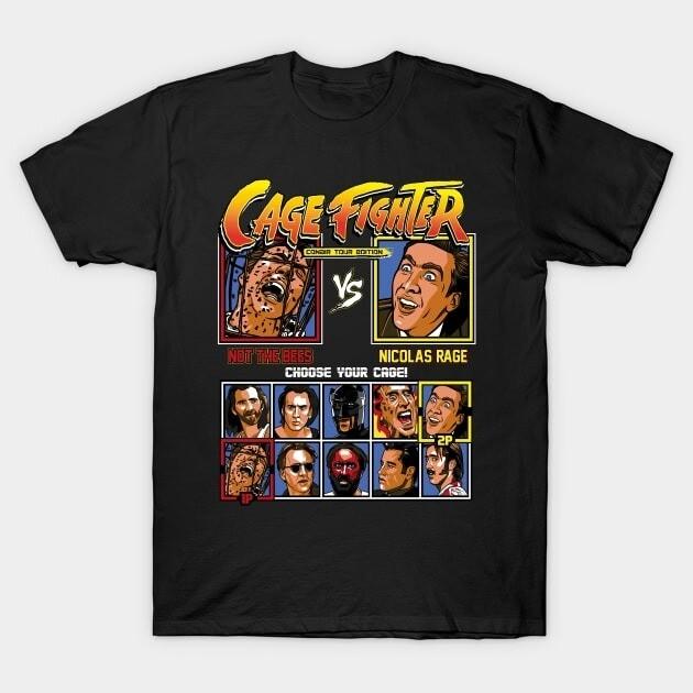 Nicolas Cage Fighter Conair Tour Edition T-Shirt