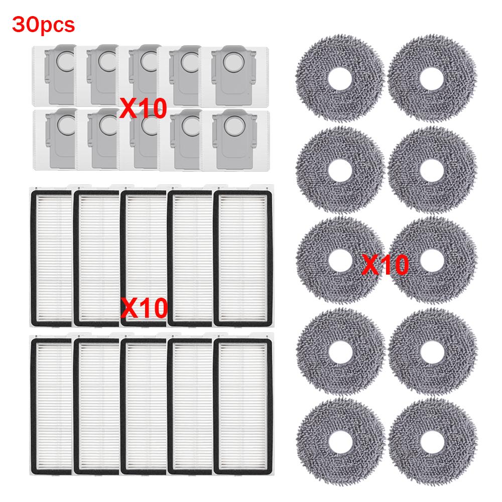 Für Roborock Qrevo Curv/S1V/Curv S1X/Curv 1A1/1XC/C Pro/C/CurvC/P11 PRO Staubsauger Hauptseitenbürste Filter Mopptuch Staubbeutel Ersatzteile