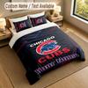 Bedding Set 1 Duvet Cover 2 Pillowcases Chicago Cubs Print Soft Bed Linen Bedroom Decor