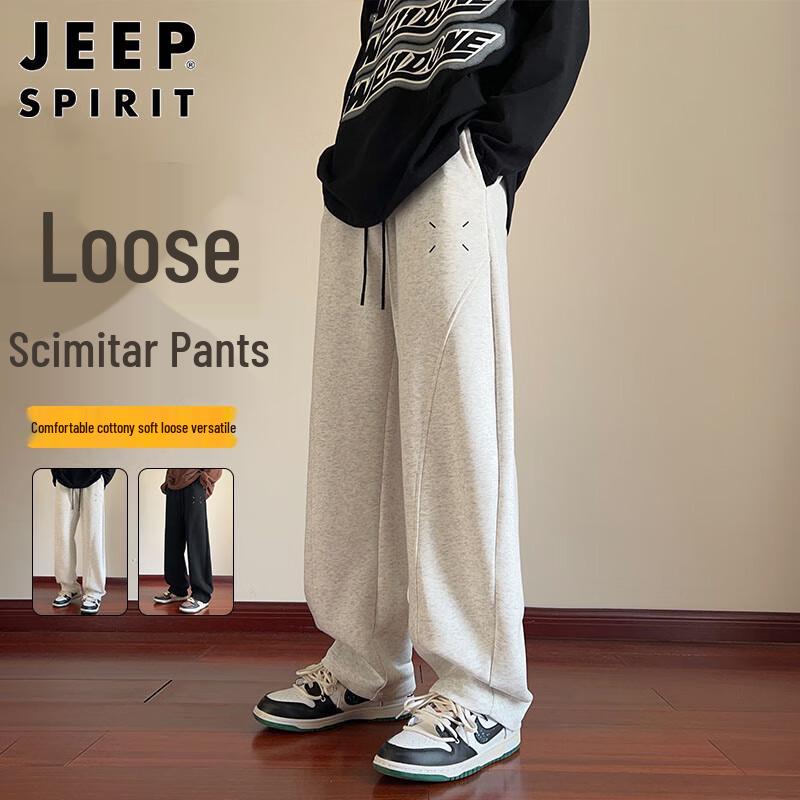 

JEEP SPIRIT Men s Straight-Leg Curved-Cut Sweatpants XL