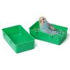 2Pcs Bird Bath Box Plastic Parrot Hangable Bath Basin Parrot Drinking Water Cup/Bath Box Small Bird Bath Tub Parrot Bath Tool