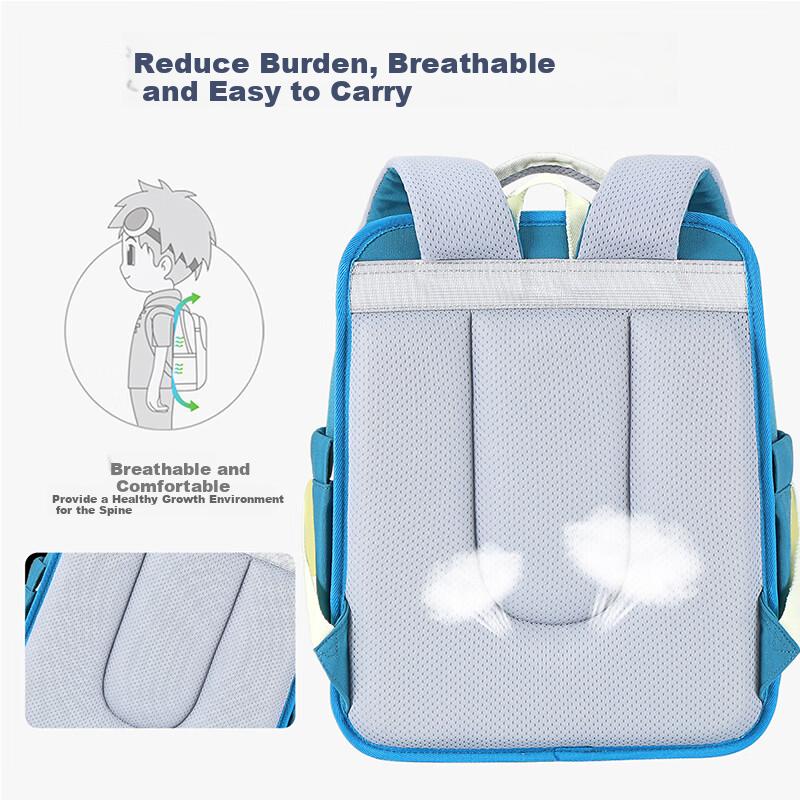 Ultraman Children's Backpack for Boys, Kindergarten to First Grade Students, Sero Lightweight Double