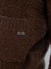 Asula Boucle Texture Cardigan (Brown)