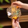 Nature Bamboo Weaving Ornaments Chinese New Year DIY Woven Lantern Making Kit for Kids Parent Child Activity Supplies Adults, Traditional Decorative