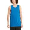 PUMA Tank Tops Men's Blue Crew Neck Moderate Straight Fit 519445-03