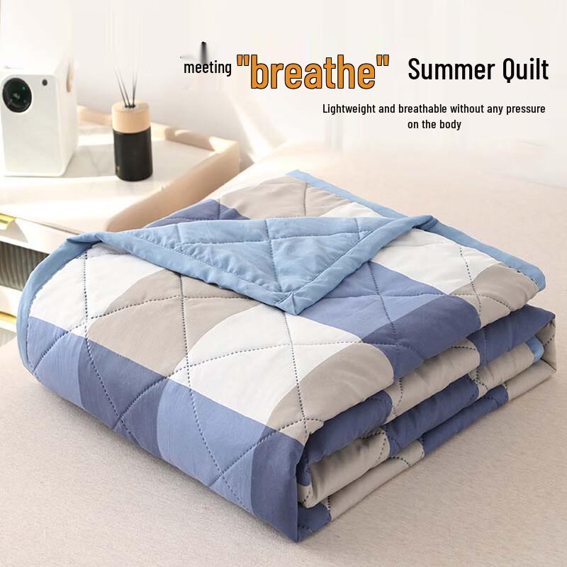 UOSU Machine Washable Washed Cotton Summer Quilt